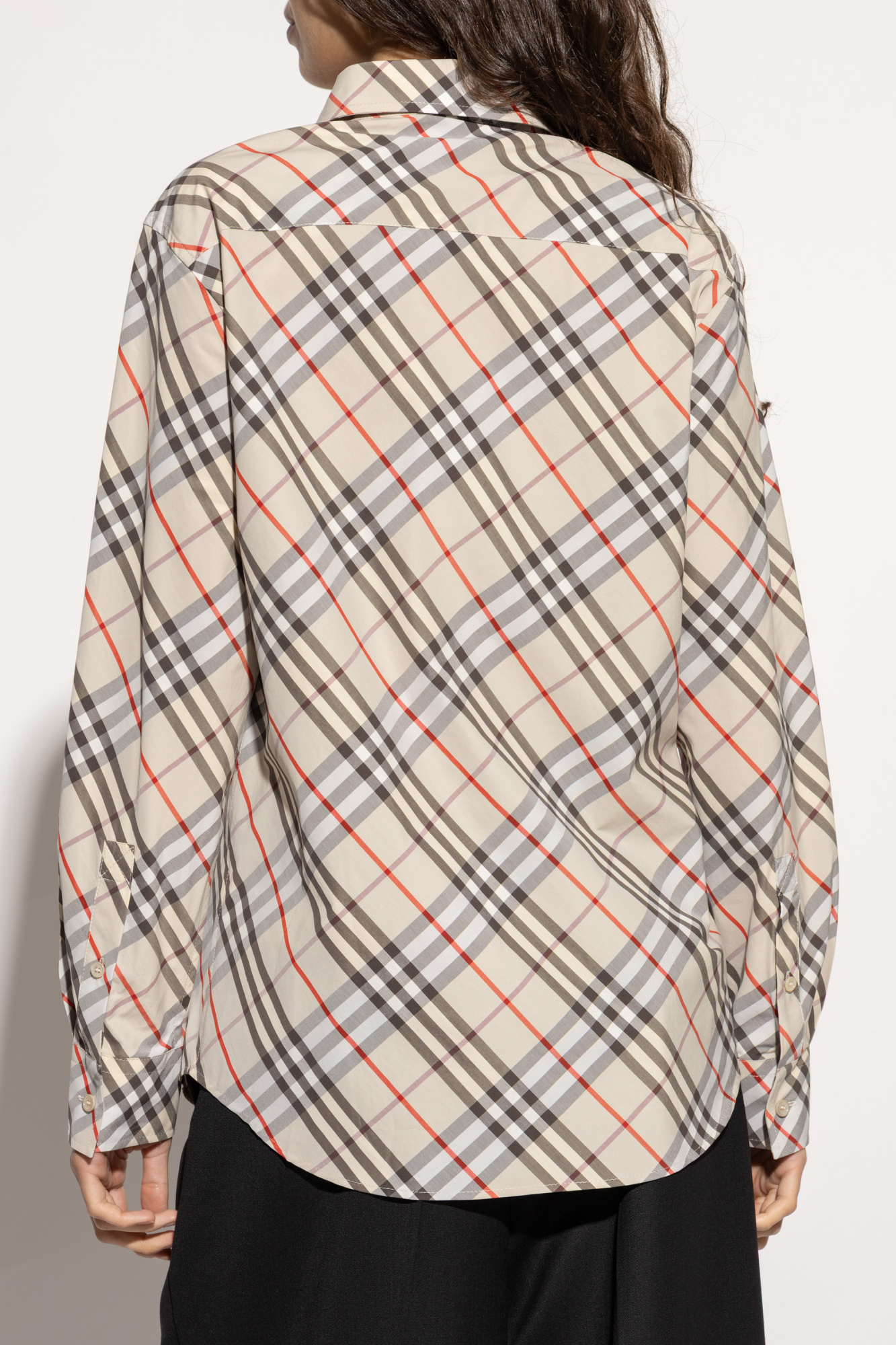 Cream Checked shirt Burberry - Vitkac Canada